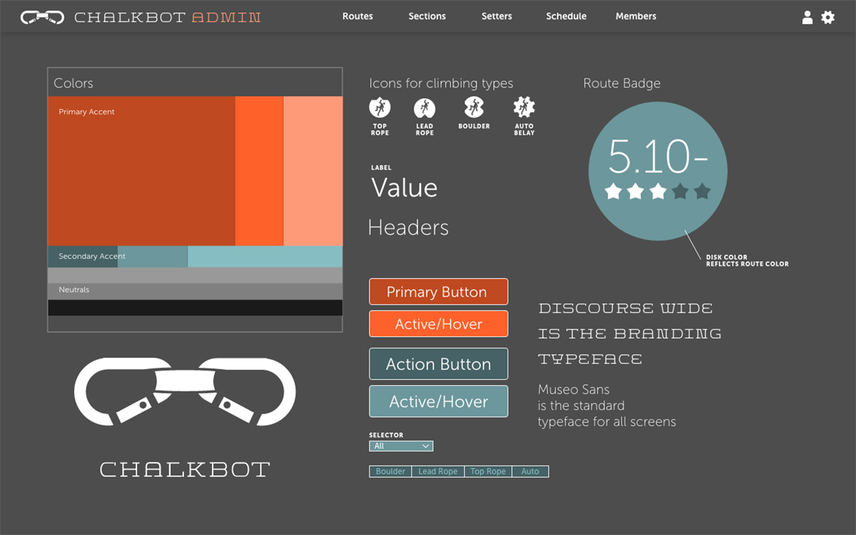 chalkbot moodboard